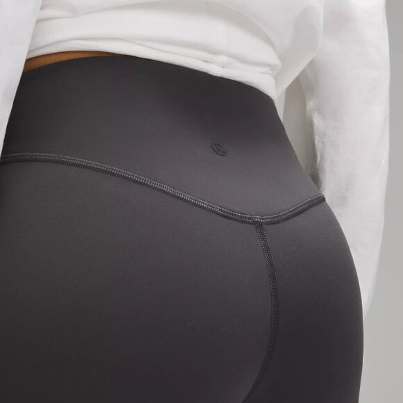 Lululemon Wunder Under Smooth Cover High-Rise 25" - Size 10 - Graphite Grey - Picture 5 of 11